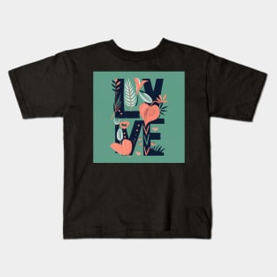 Jungle Love art Kids T-Shirt